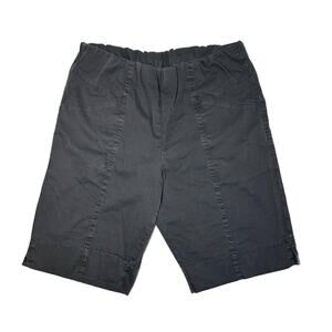 Vintage C.M.C. Woman's Pull On Black Shorts Size XL